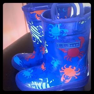 LL Bean Toddler Sz:7 Rain Boots